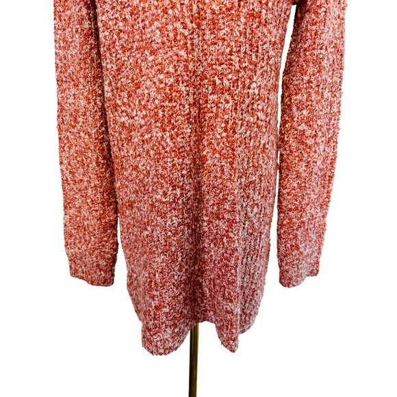 NWT Steve Madden S Cozy Coral/Mauve/Rust Chenille Womens Cardigan Sweater - Picture 8 of 10